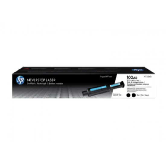 Kit Toner Neverstop HP Duplo W1103AE 103AD Preto BR 10696 Kit Toner Neverstop HP Duplo W1103AE 103AD Preto BR 10696