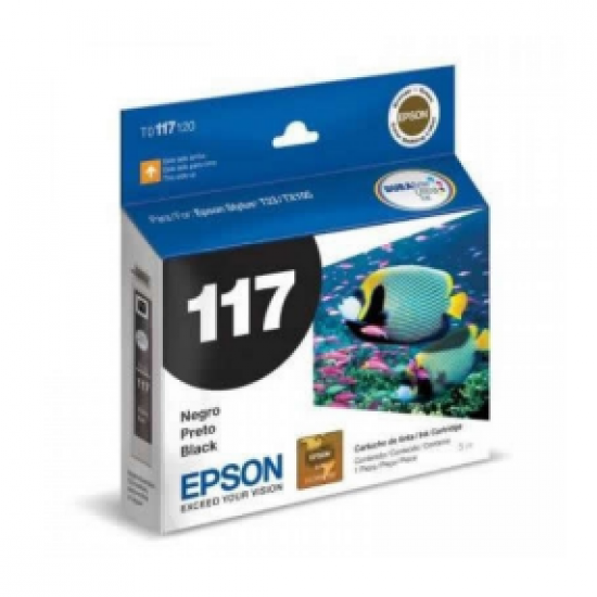 Cartucho de Tinta T117120BR  5ml Preto  Epson BR 11194