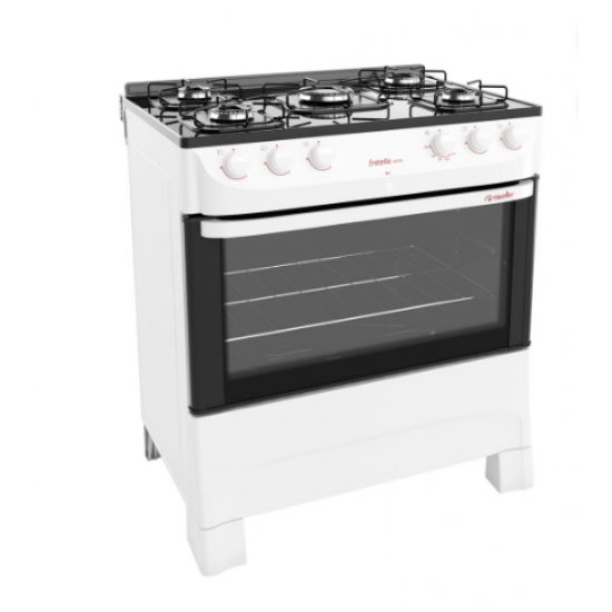 Fogão Mueller 5 Bocas Fratello Automático Mesa de Vidro Bivolt GA 144988 Fogão Mueller 5 Bocas Fratello Automático Mesa de Vidro Bivolt GA 144988