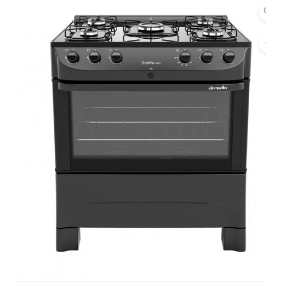 Fogão Mueller 5 Bocas Fratello Automático Mesa de Vidro Bivolt GA 144988 Fogão Mueller 5 Bocas Fratello Automático Mesa de Vidro Bivolt GA 144988