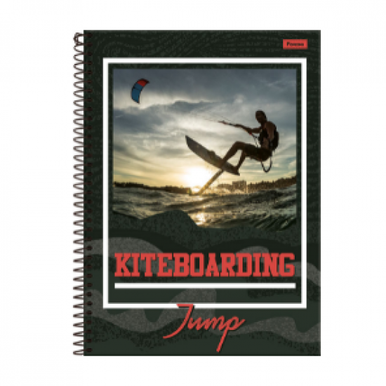 Caderno Espiral Jump 96Fls Pct c/ 4un Foroni BR 35001