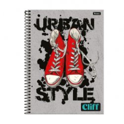 Caderno Cliff  80Fls Pct c/ 4un Foroni BR 55804