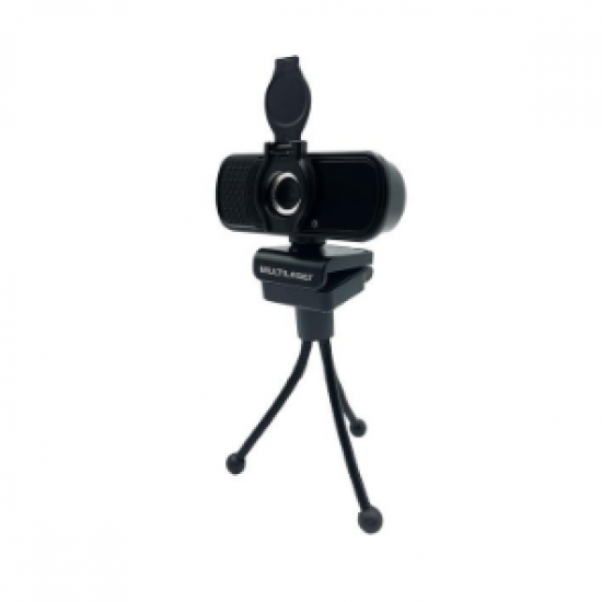 WEBCAM 1080p USB WC055 PRETA MULTILASER BR 51337