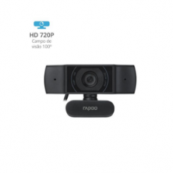 WEBCAM C200 720p HD PRETA USB RA015 RAPOO BR 41792