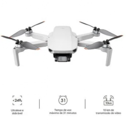 Drone DJI Mini 2 Fly More Combo 3 Baterias 4K 31min 10km QuickShots - DJI002  Multilaser