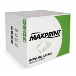 Formulário Contínuo Maxprint 240x140 2 Vias Branco Razão MP 3076