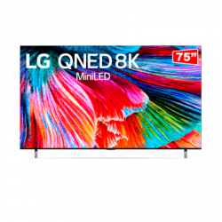 Smart TV LG 75'' 8K QNED 75QNED99SPA 120Hz 4x HDMI 2.1 Inteligência Artificial, ThinQ, Google Alexa FU 66879