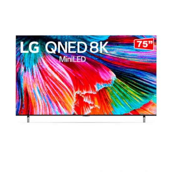 Smart TV LG 75'' 8K QNED 75QNED99SPA 120Hz 4x HDMI 2.1 Inteligência Artificial, ThinQ, Google Alexa FU 66879