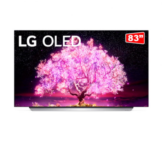 Smart TV LG 83'' 4K OLED83C1 120Hz G-Sync FreeSync 4x HDMI 2.1 Inteligência Artificial, ThinQ, Google Alexa FU 66885