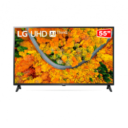 Smart TV LG 55" 4K UHD 55UP7550 WiFi Bluetooth HDR Inteligência Artificial ThinQ Smart Magic Google Alexa FU 66860