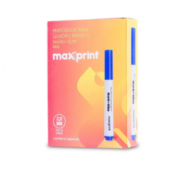 Marcador Para Quadro Branco Mark + Slim Maxprint 