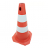 Cone PLT para Sinalização Laranja e Branco 75cm PL 1291