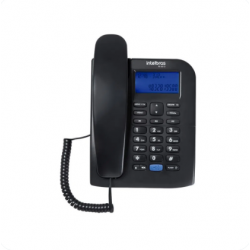 Telefone Com Fio TC 60 ID Intelbras Preto FU 190106