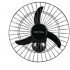 Ventilador de Parede 50cm Preto Bivolt Comercial 200W Ventisol 