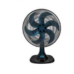 Ventilador de Mesa Azul Turbo 40cm 6 Pás Oscilante Ventisol VE 550