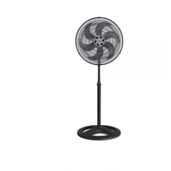 Ventilador de Coluna Preto 50cm Turbo 6 Pás Oscilante Ventisol VE 3852